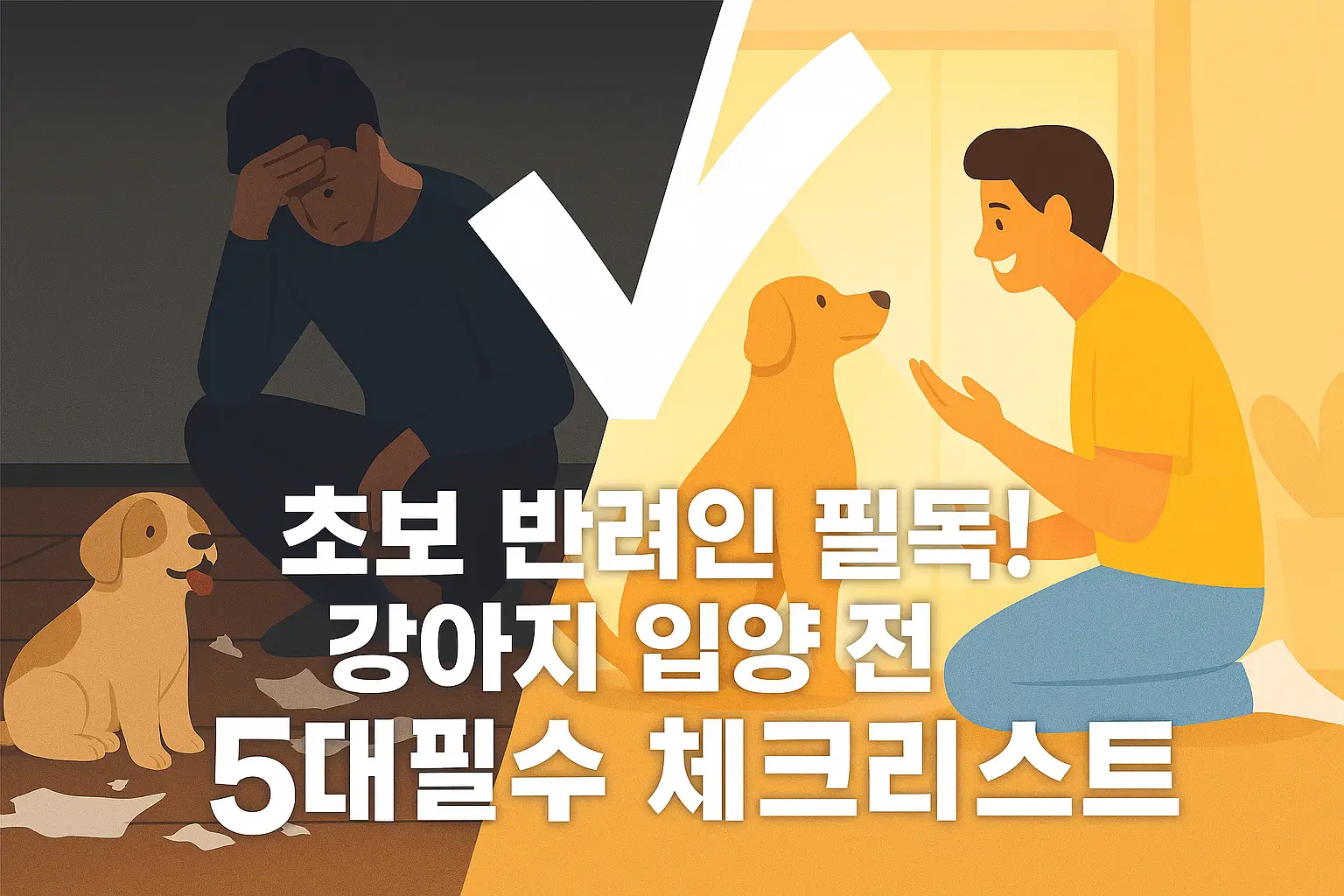 강아지 입양 전 5대 필수 체크리스트