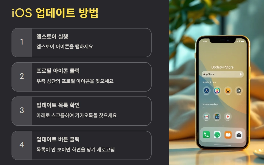 IOS 업데이트 방법