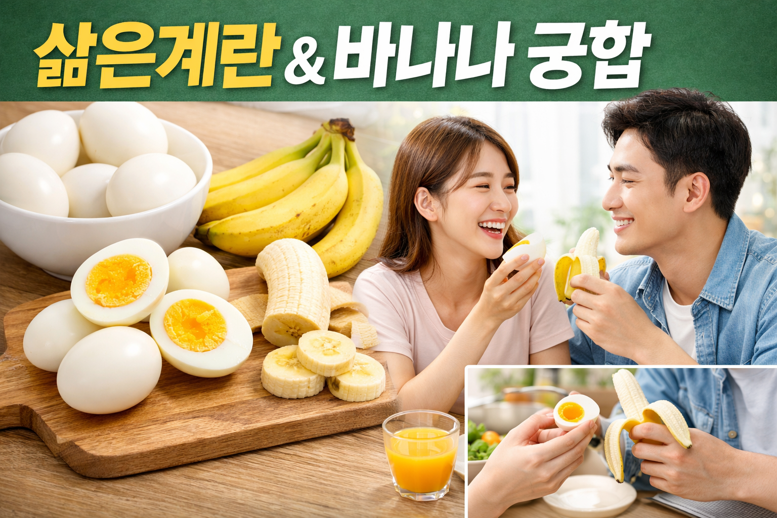 삶은계란 바나나 궁합
