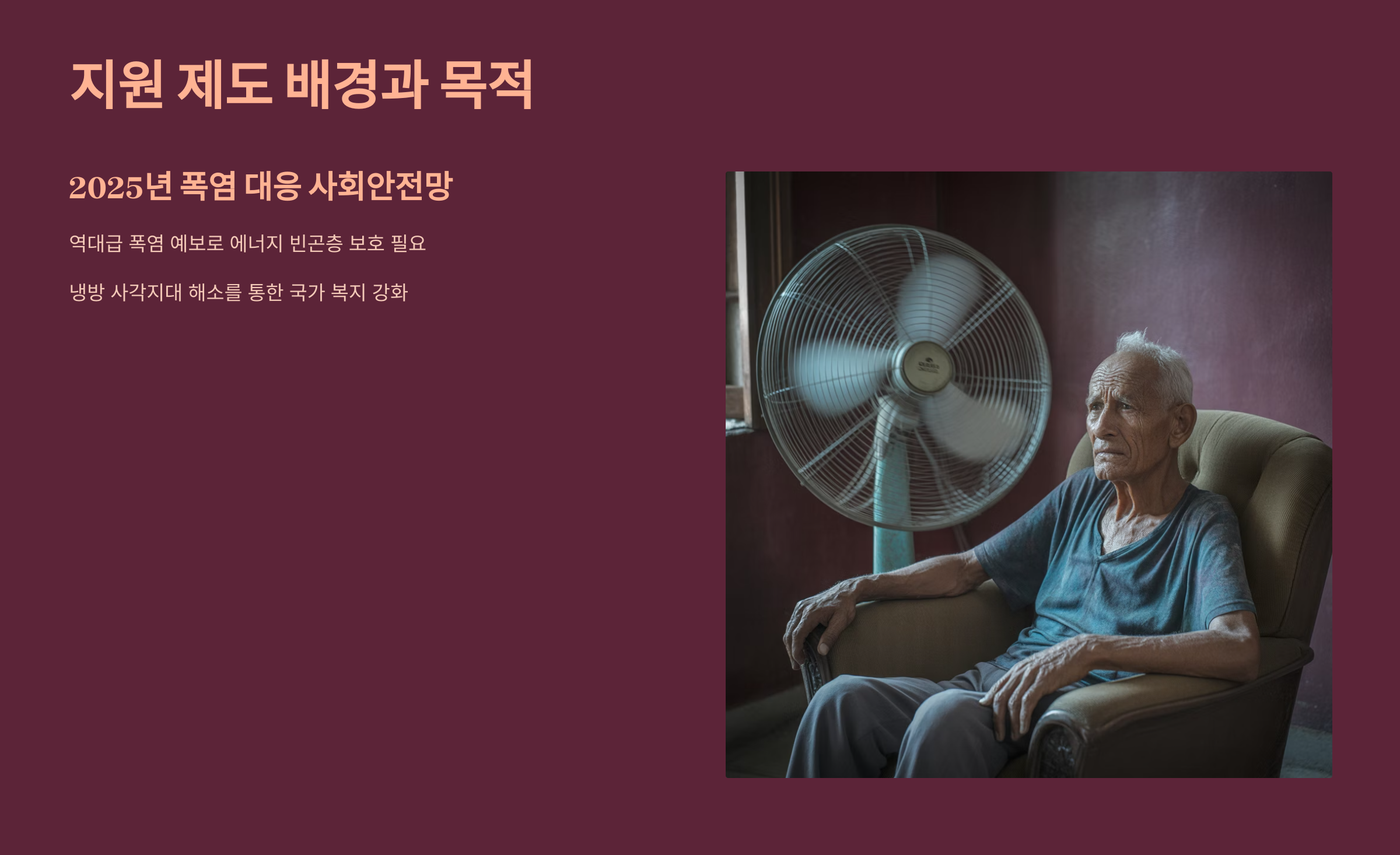 지원 제도 배경과 목적
