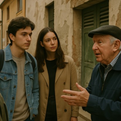 동네의 숨은 이야기를 듣고 있는 사람들