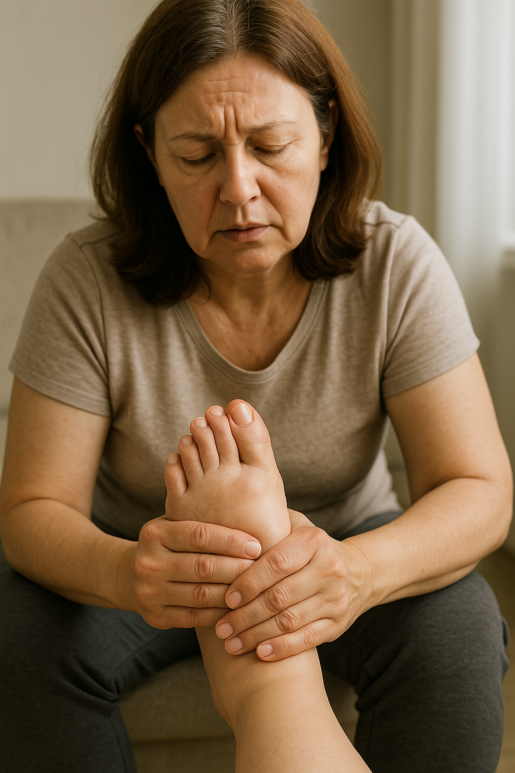 중년 여성의 자주 붓는 몸, 원인과 순환 개선 관리법