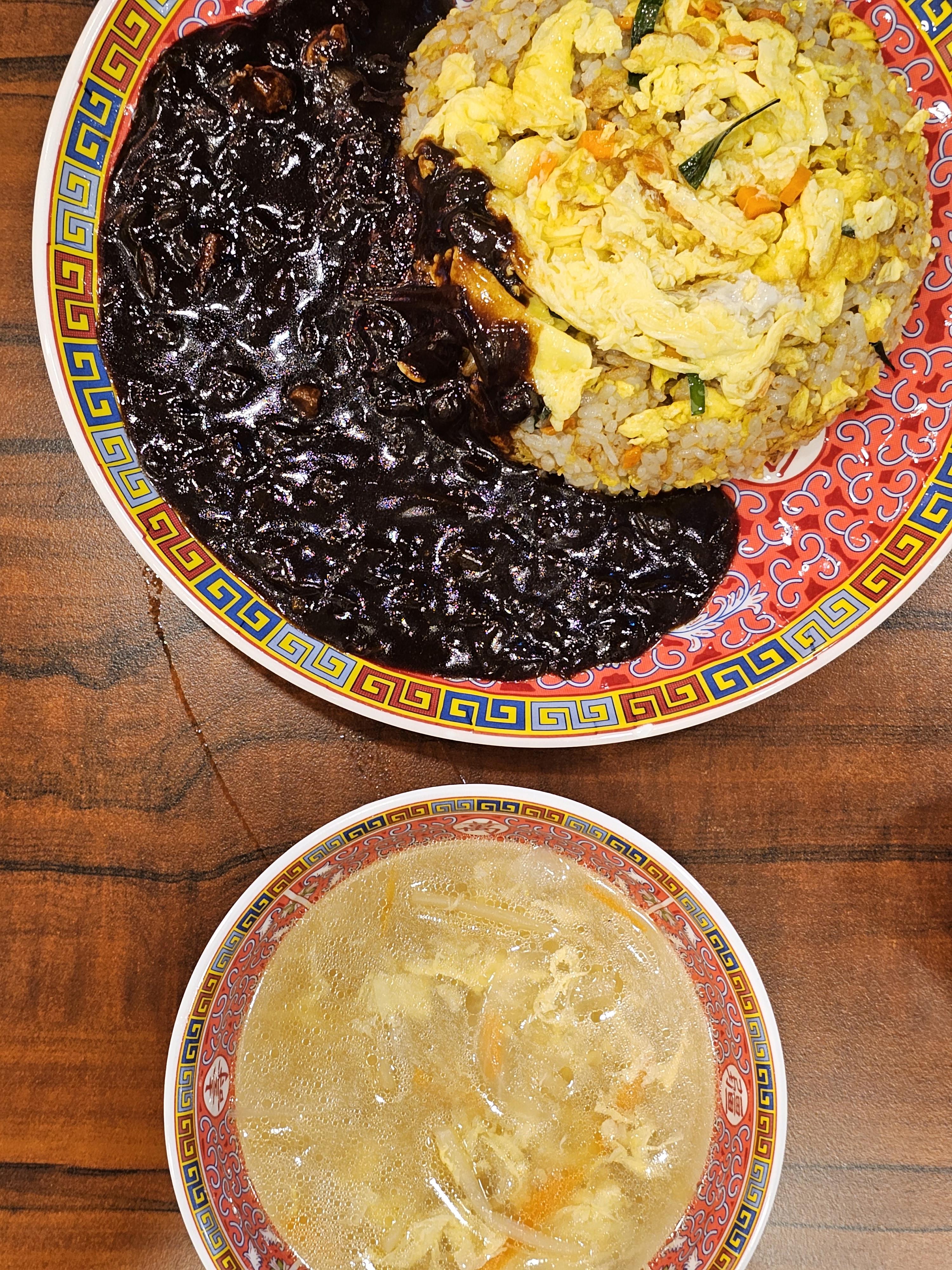 짜장-볶음밥-계란국