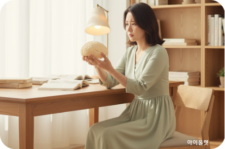 조용히 다가오는 뇌의 위험을 상상하는 순간