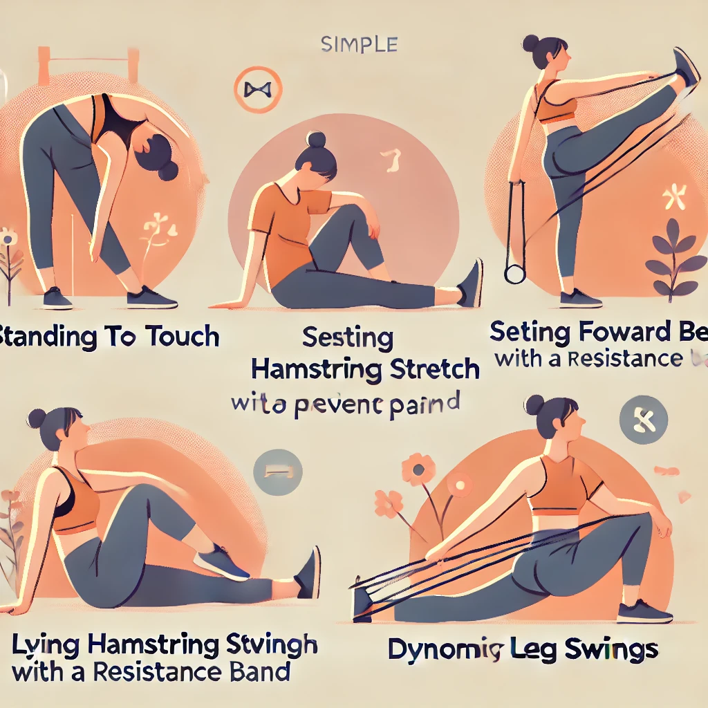 스트레칭 방법 이미지