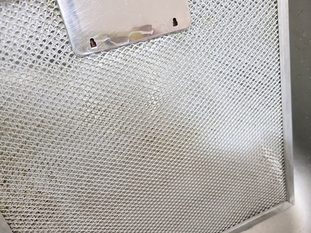 깨끗해진 후드 필터