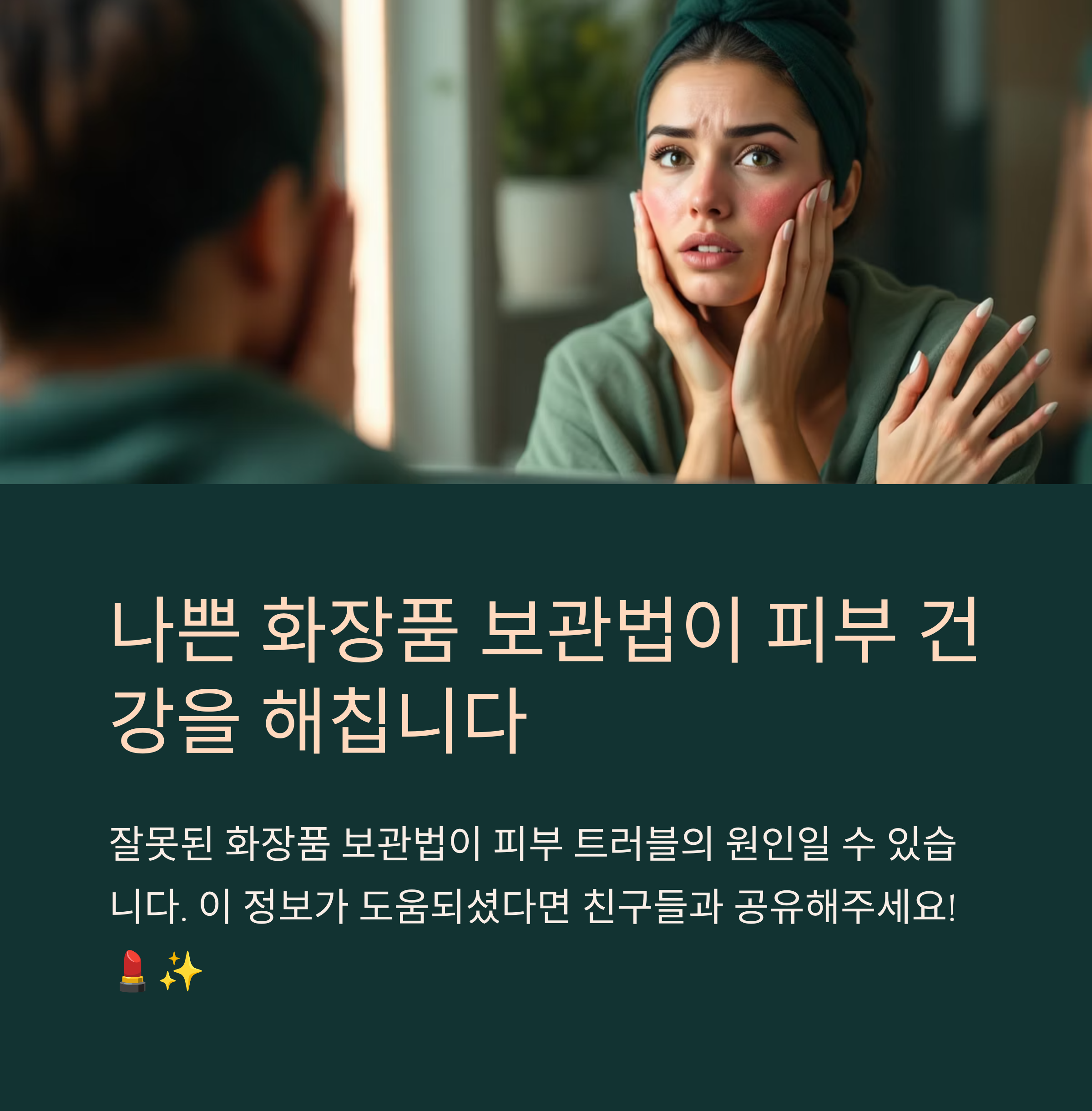피부 트러블로 이어지는 보관 실수