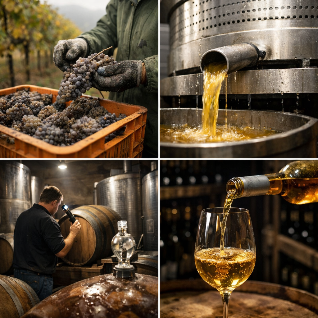 귀부와인 제조과정 사진