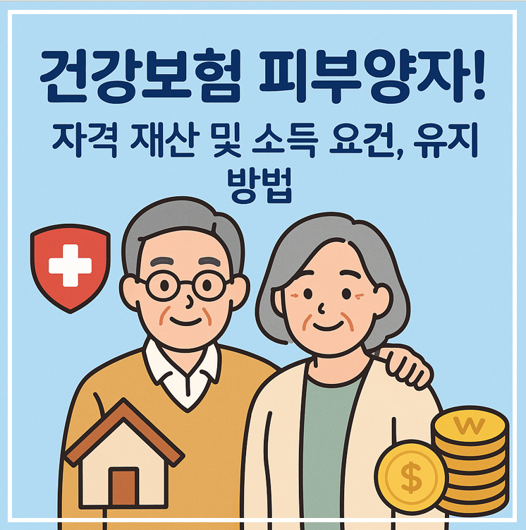 간강보험료 피부양자 자격요건 이미지