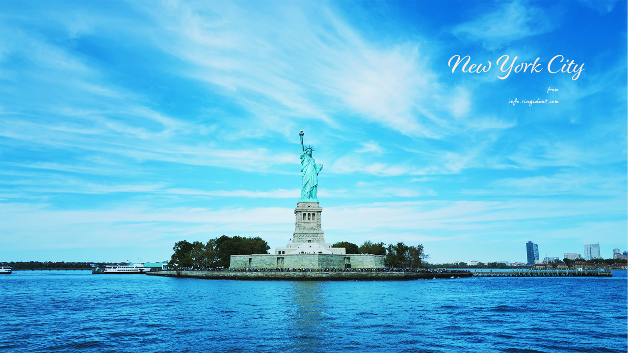 01 자유의 여신상 C - New York City 뉴욕배경화면