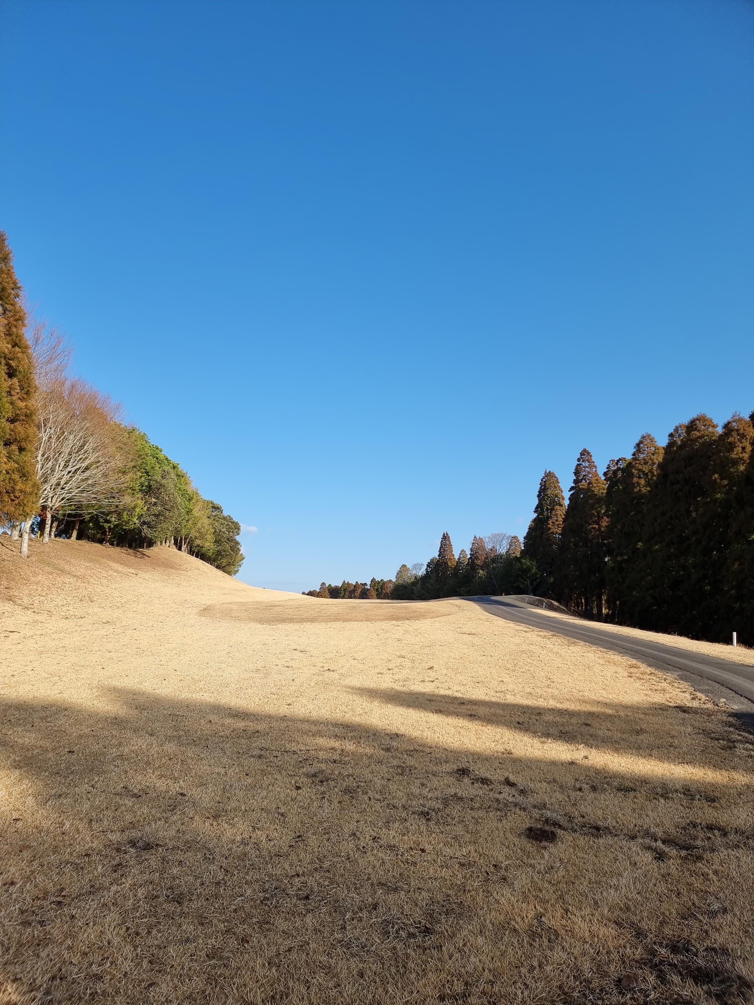 높은 하늘과 페어웨이