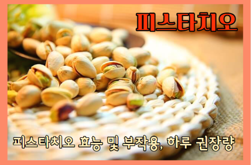 피스타치오 효능 8가지와 부작용 및 하루 권장량