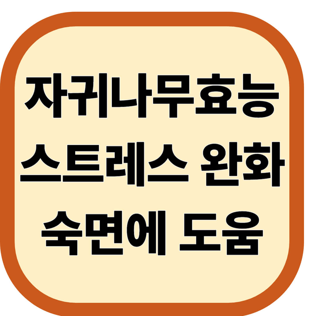 자귀나무효능
