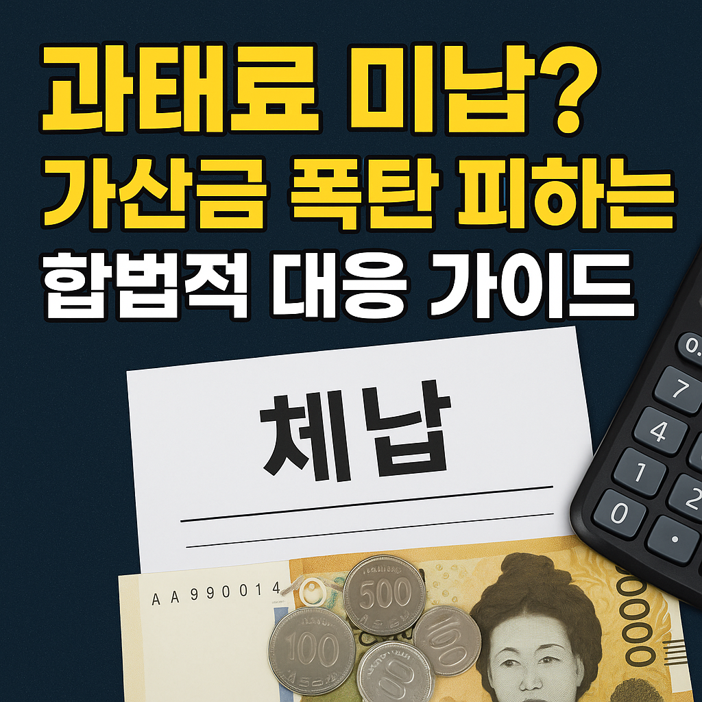 과태료 미납시 가산금 피하는 방법