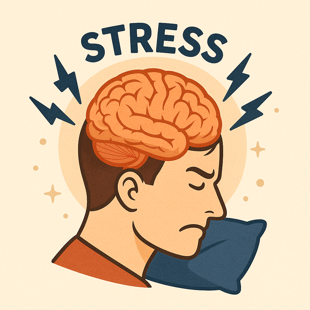 스트레스 받는 남성