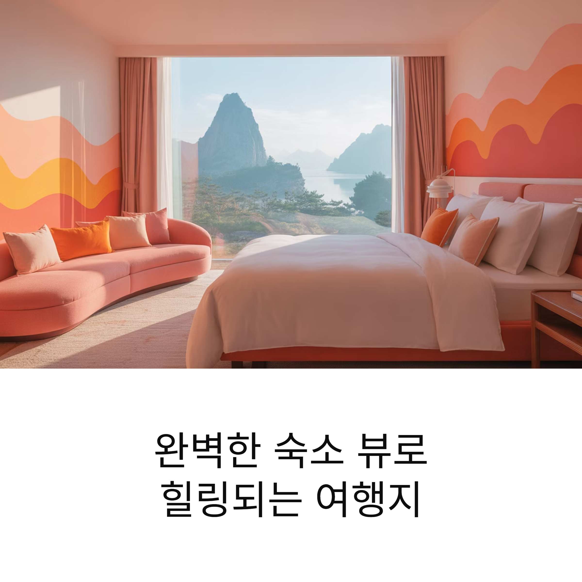 완벽한 숙소 뷰로 힐링되는 여행지 추천 컬렉션