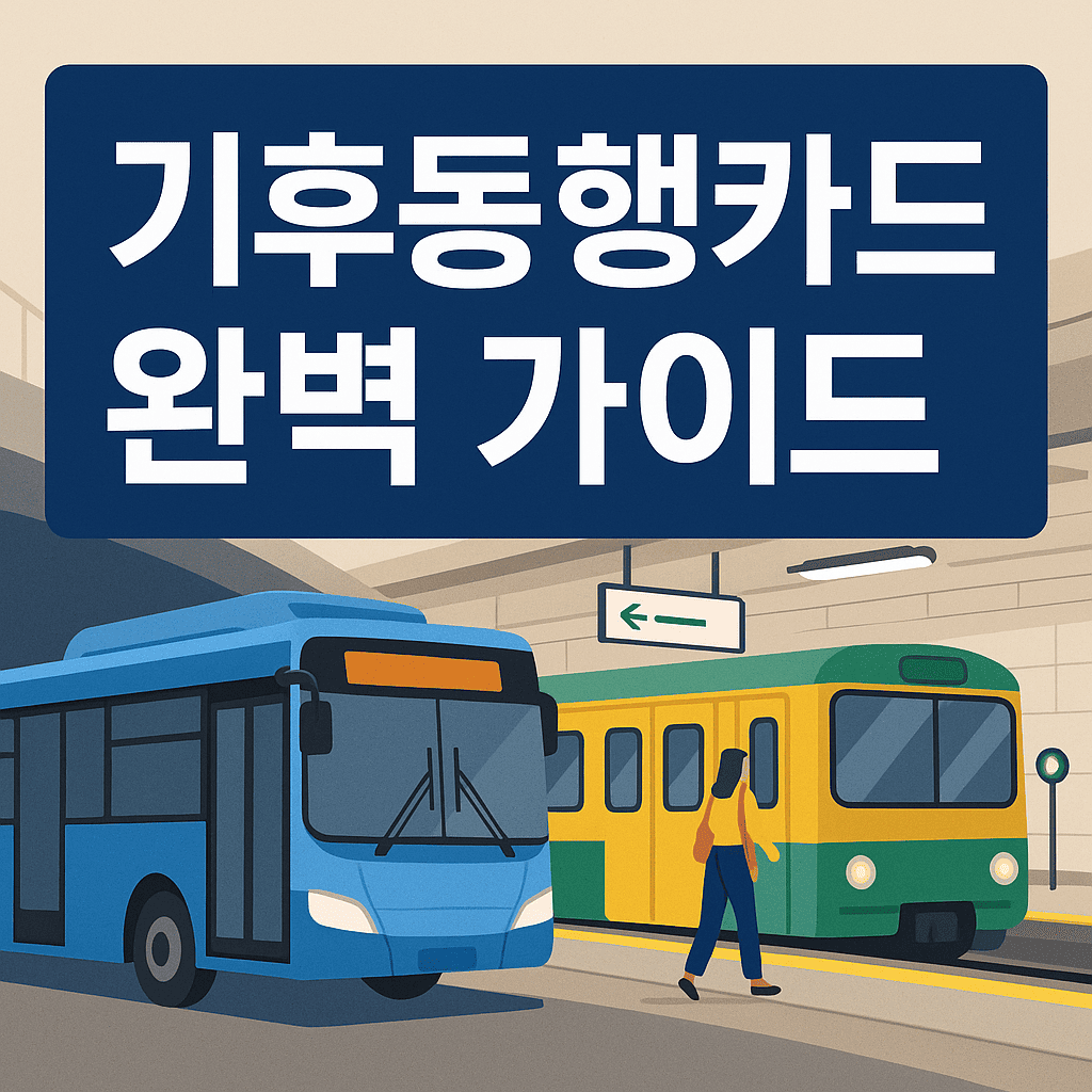 기후동행카드 완벽 가이드: 사용법, 요금, 할인 혜택 총정리