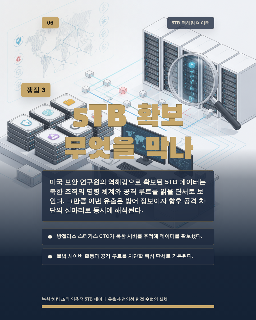5TB 확보 무엇을 막나