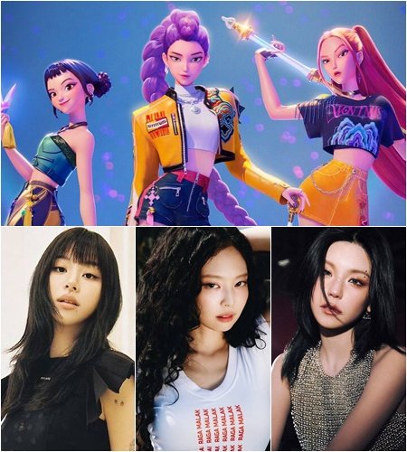 트와이스 블랙핑크 넷플릭스 캐릭터