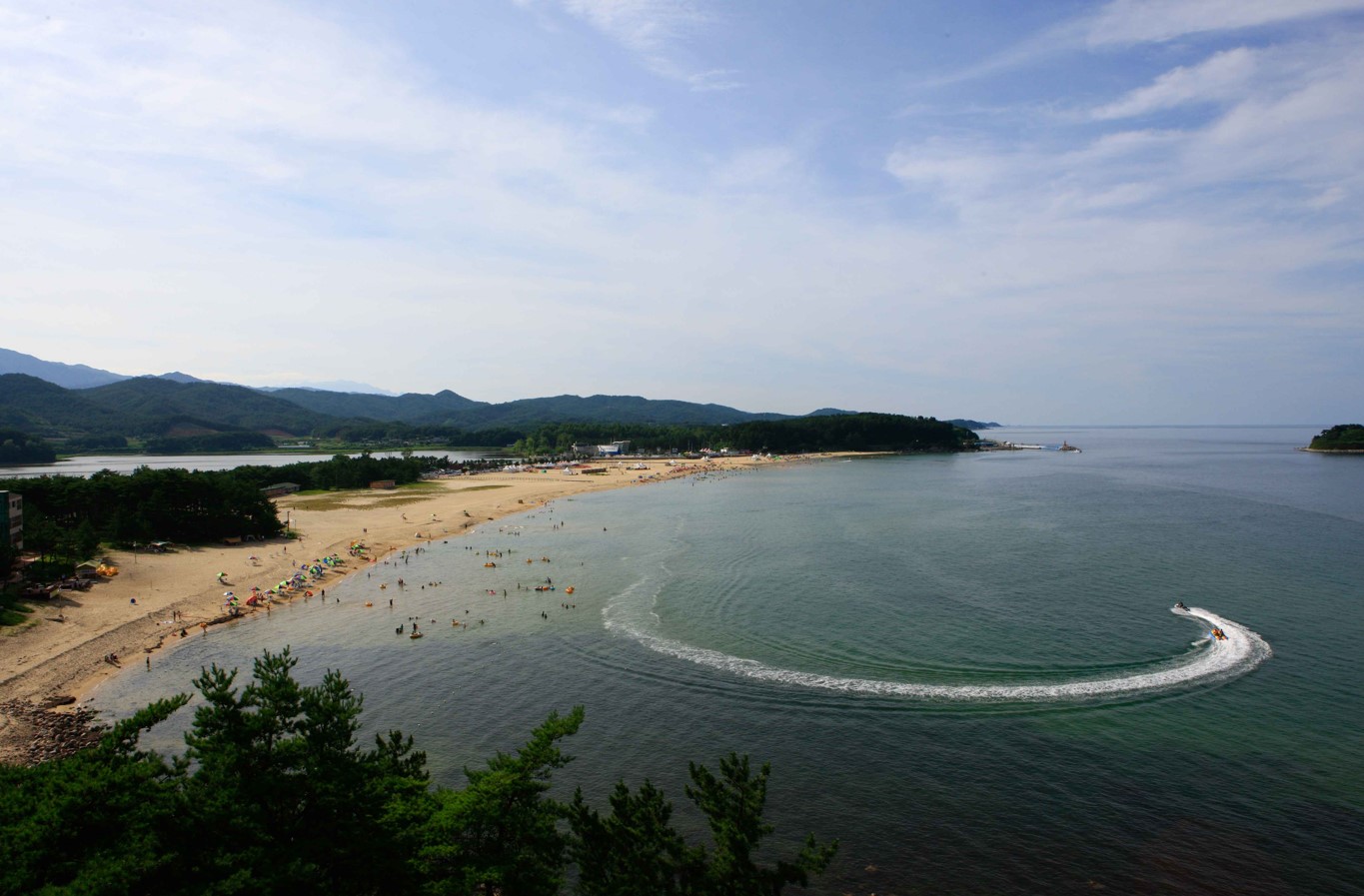 화진포-해수욕장