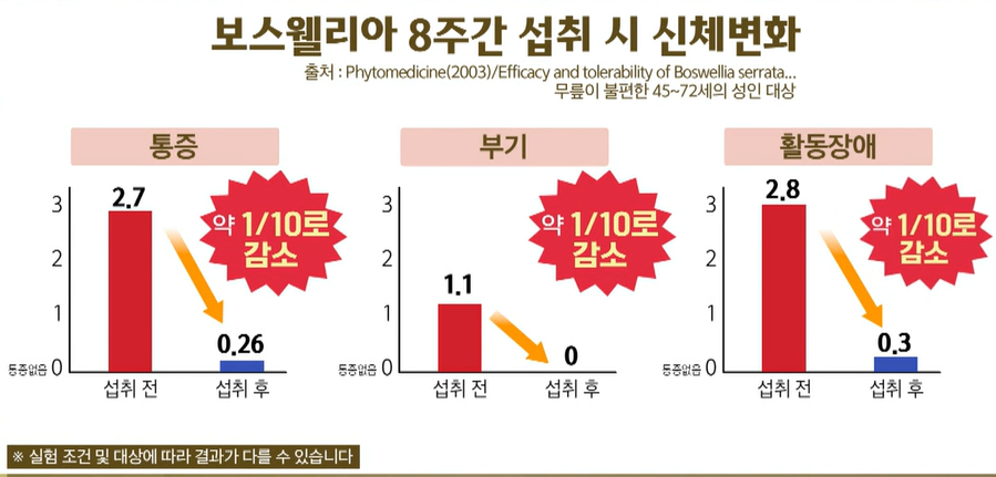 보스웰리아 효능