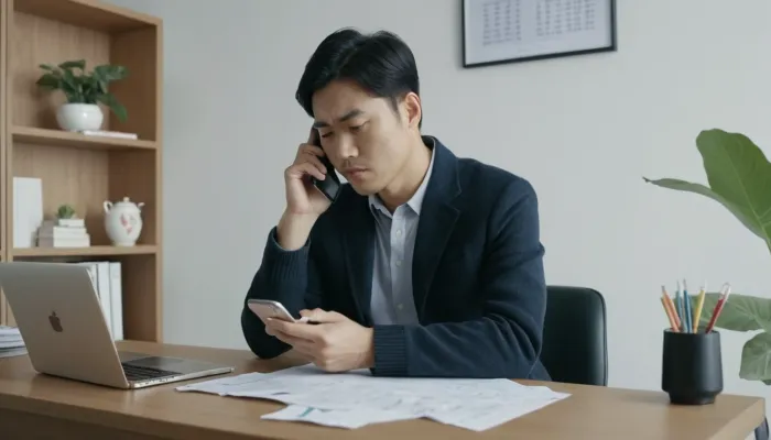 2025년 뱀띠 운세 중 재물운을 집중적으로 살펴보는 장면