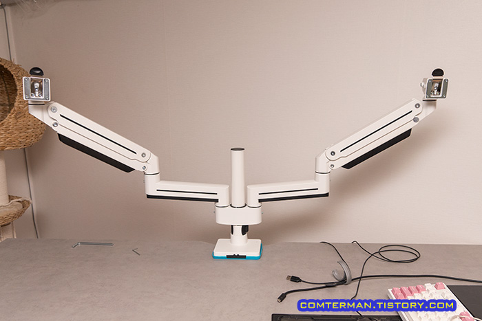 마운트뷰 MV-PM002 모니터암 너비