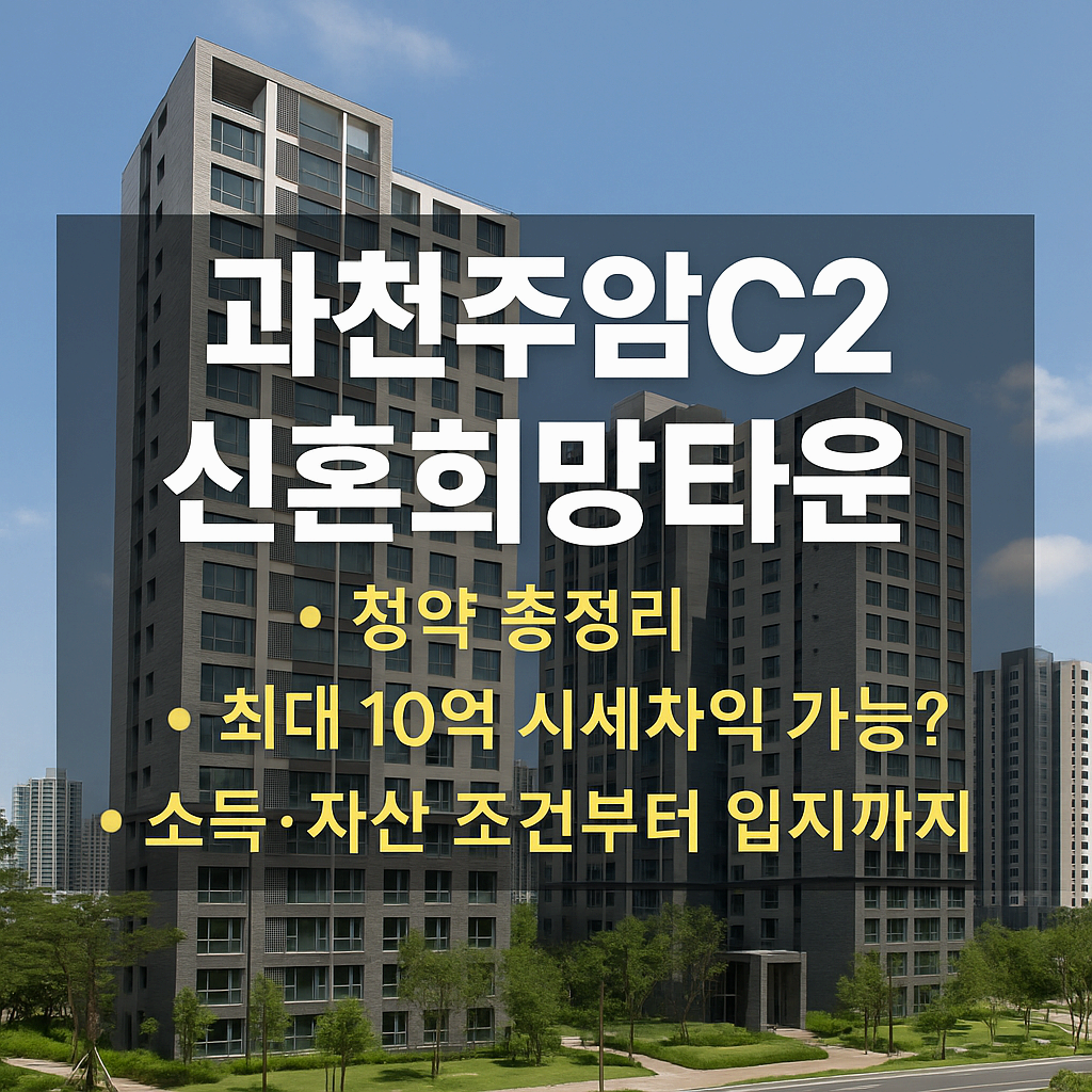 과천주암 c2 신혼희망타운