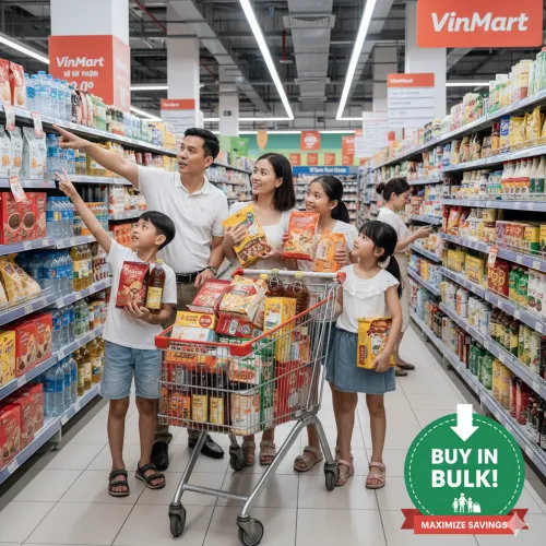 VinMart Phu Quoc inside-Vietnam supermarket shopping-푸꾸옥 마트 물가