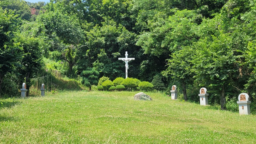 상주 신앙고백비 십자고상, 십자가의 길 사진