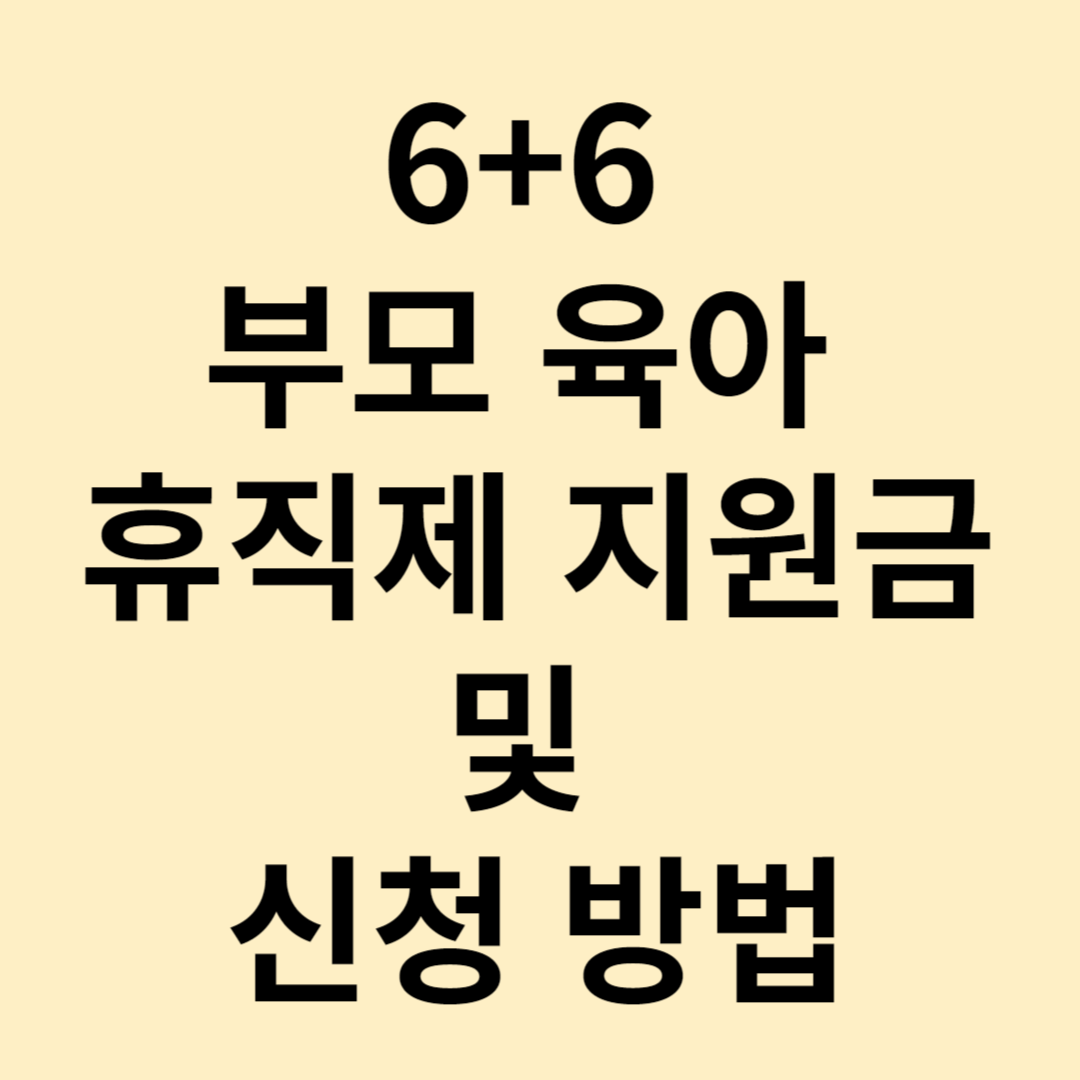 6+6 부모 육아 휴직제