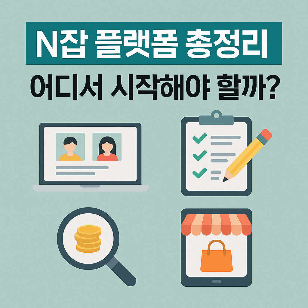 N잡 플랫폼 총정리: 어디서 시작해야 할까?