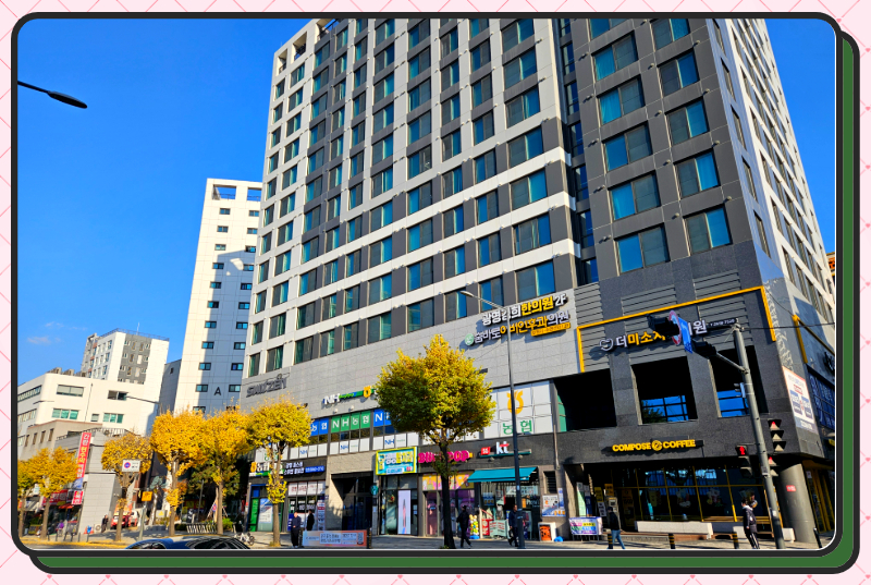 광명사거리 일대는 상업시설과 생활 편의시설이 이미 밀집된 지역