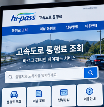 민자고속도로 통행료 미납조회