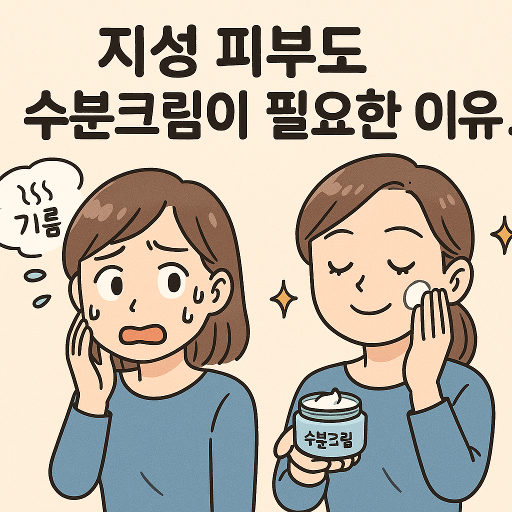 지성 피부도 수분크림이 필요할까? 속건조 해결법 &amp; 추천템