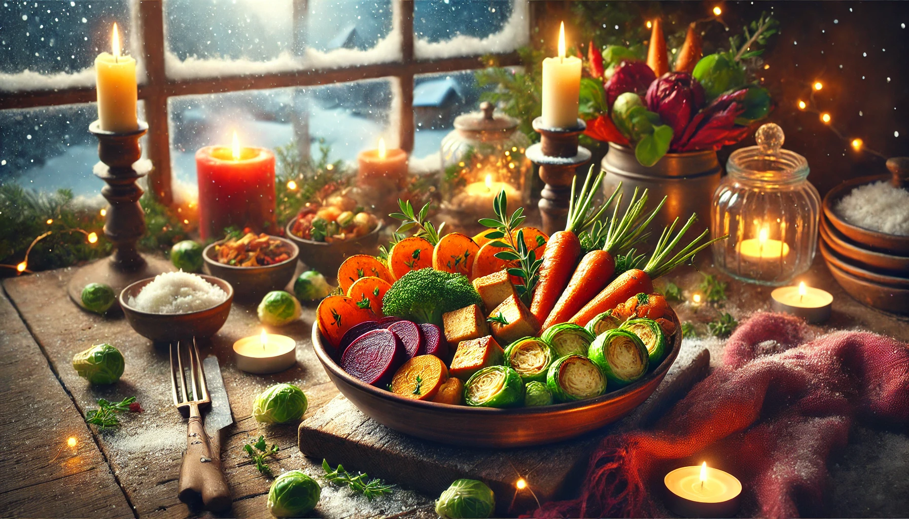 다양한 채소와 단백질이 담긴 따뜻한 겨울 한 그릇 요리