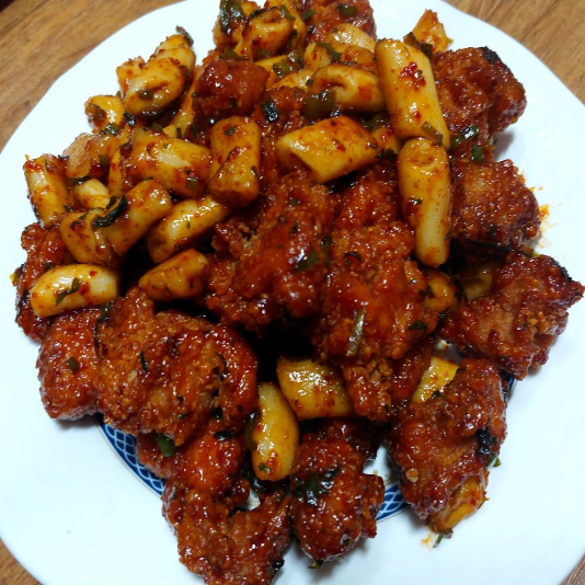 간장닭조림