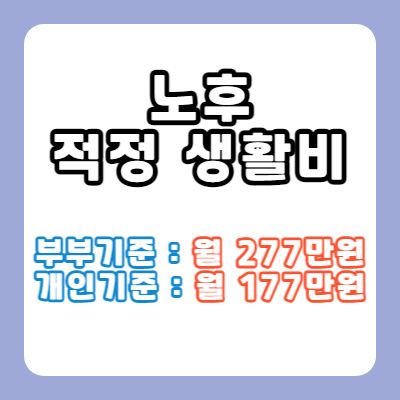 노후적정생활비