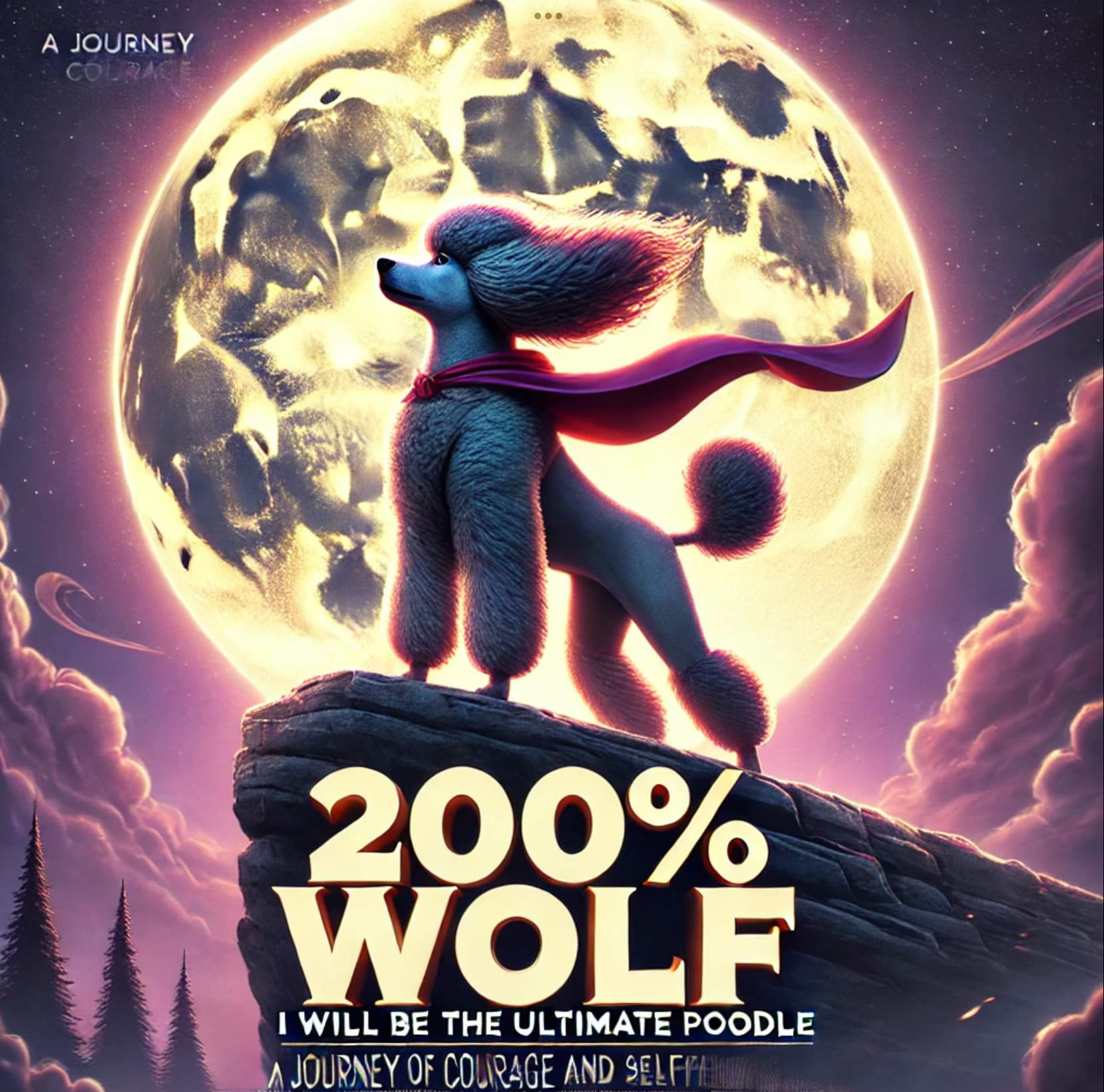 200% 울프 : 최강 푸들이 될 거야 - 경계를 넘는 용기와 자아 발견의 여정