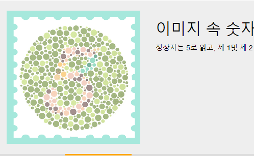 색맹 테스트