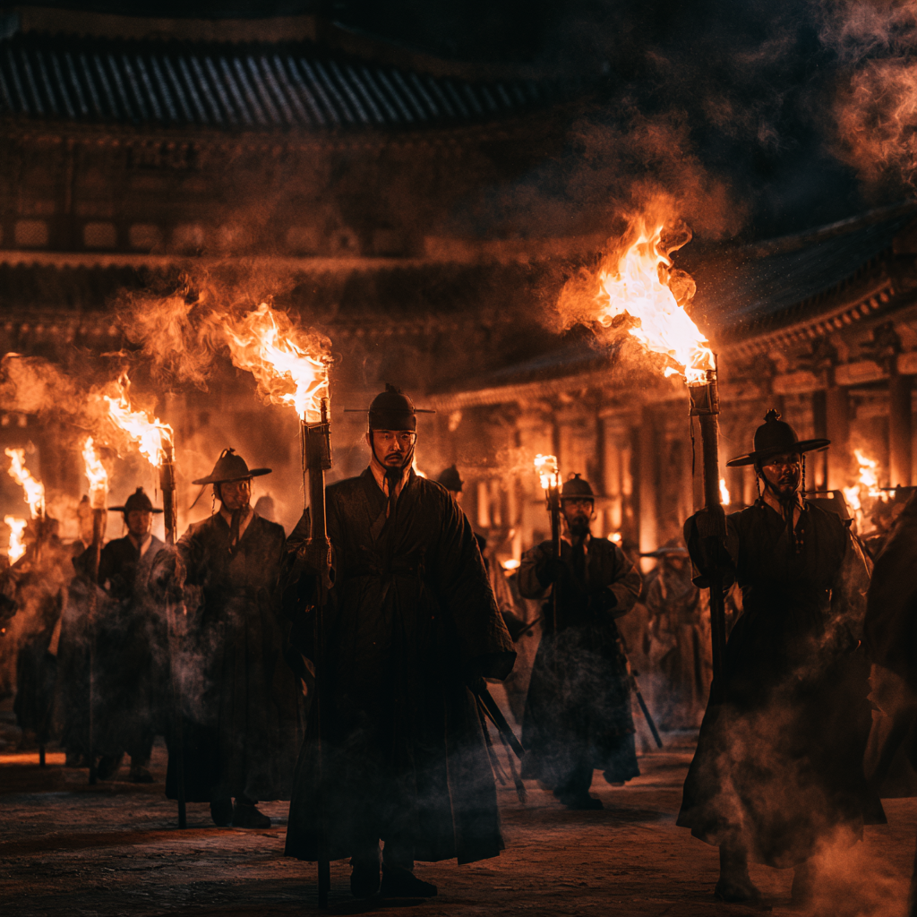 칠흑 같은 궁궐의 밤을 밝혀라! "어유 기름과 어유등 소동"