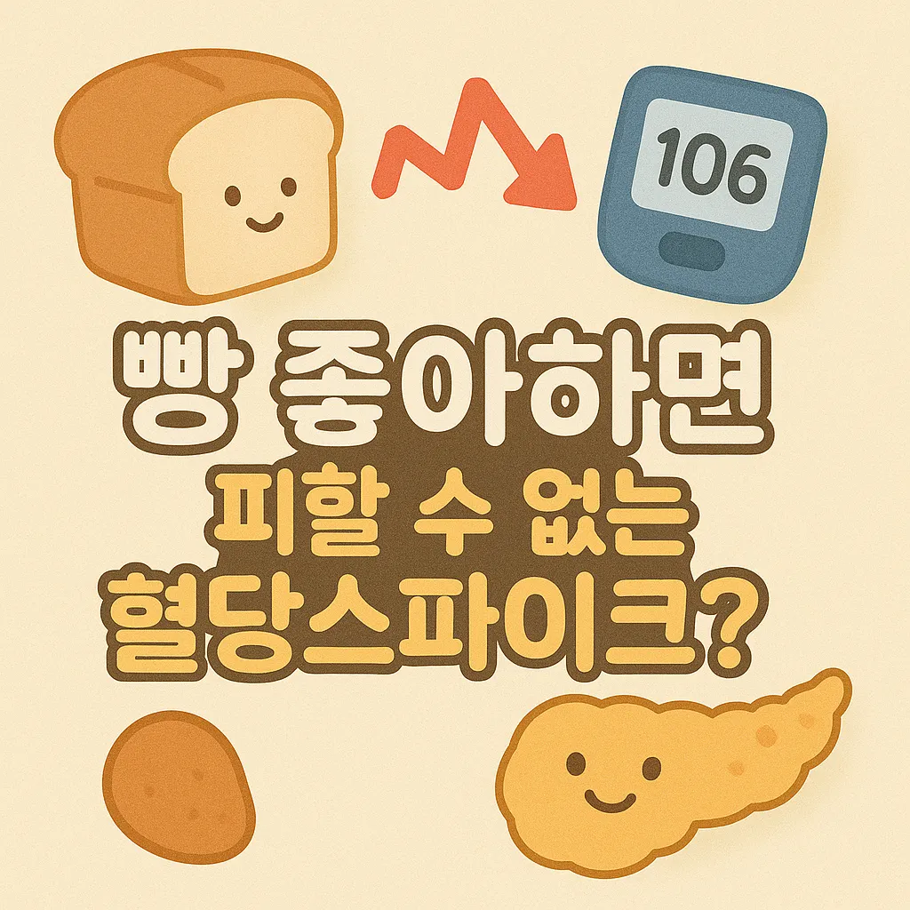 빵 좋아하면 피할 수 없는 혈당스파이크 진실?