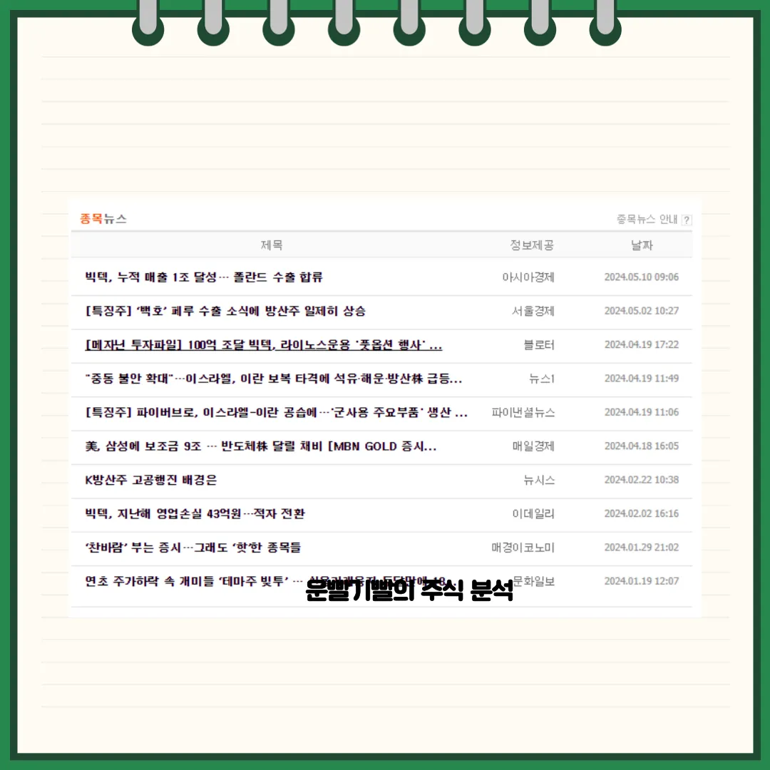 빅텍 주가분석