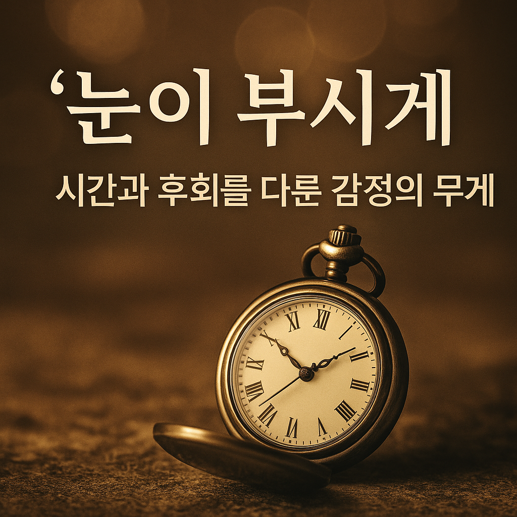 ‘눈이 부시게’, 시간과 후회를 다룬 감정의 무게