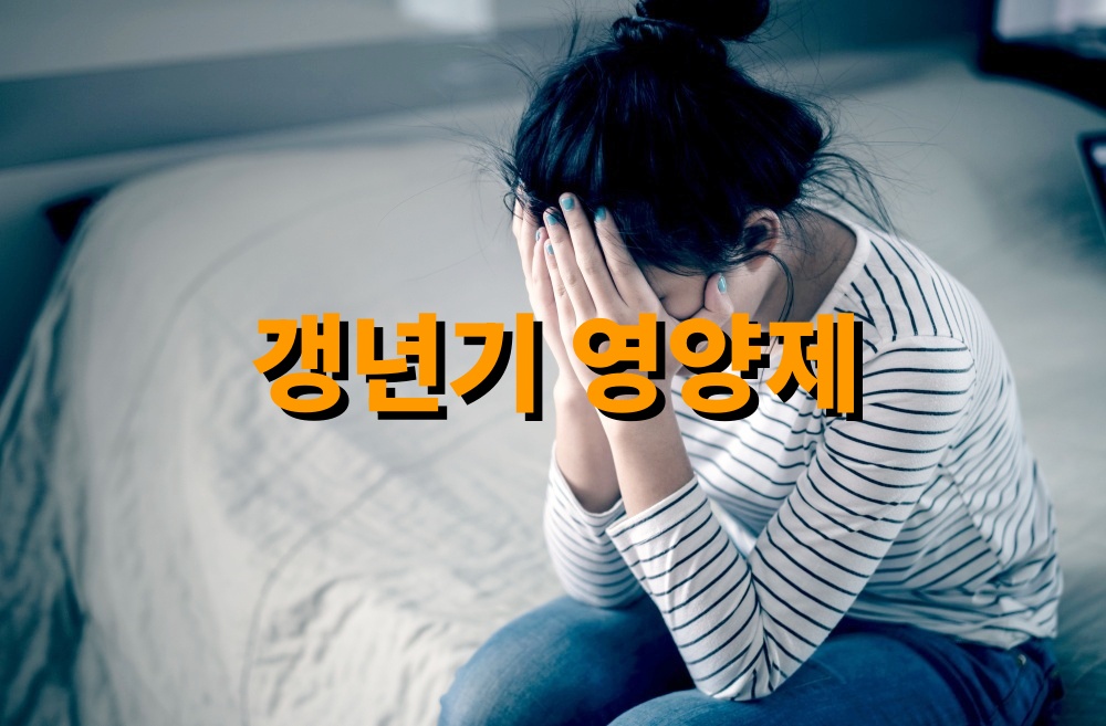 갱년기 영양제 브랜드 기능성 수면