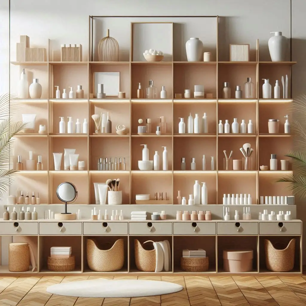 피부,체형관리 샵 배경