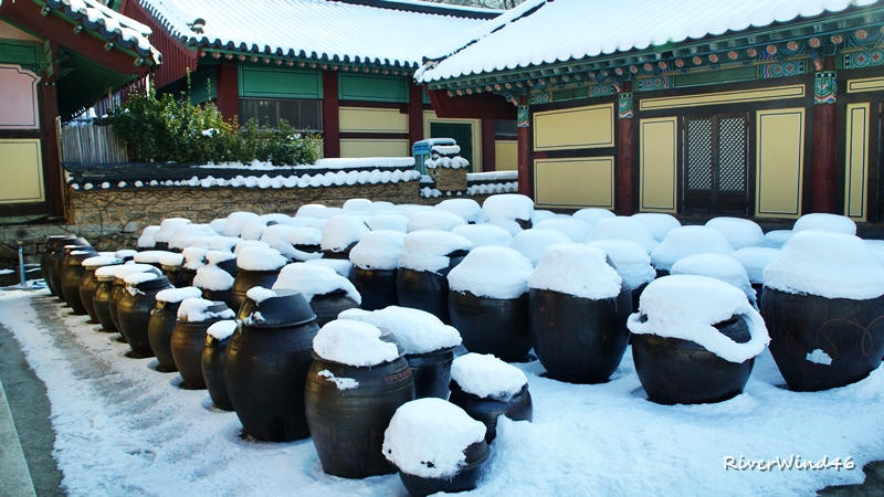 송광사 설경(松廣寺 雪景)