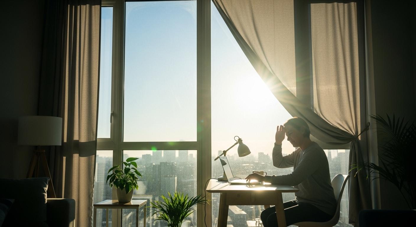 커텐을 내려야 할 시간