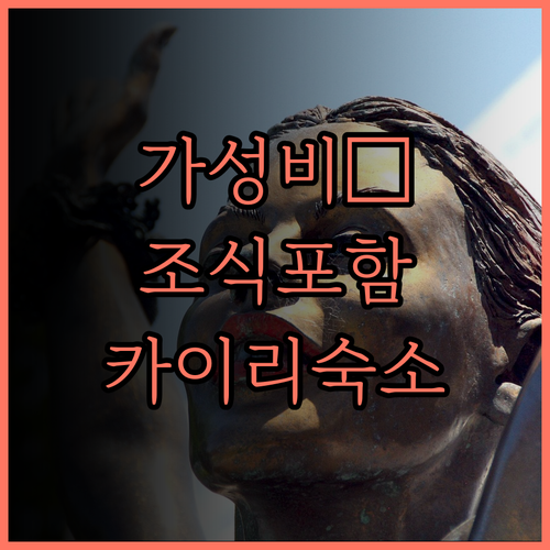 카이리 이쥔 호텔 솔직 후기 가성비 