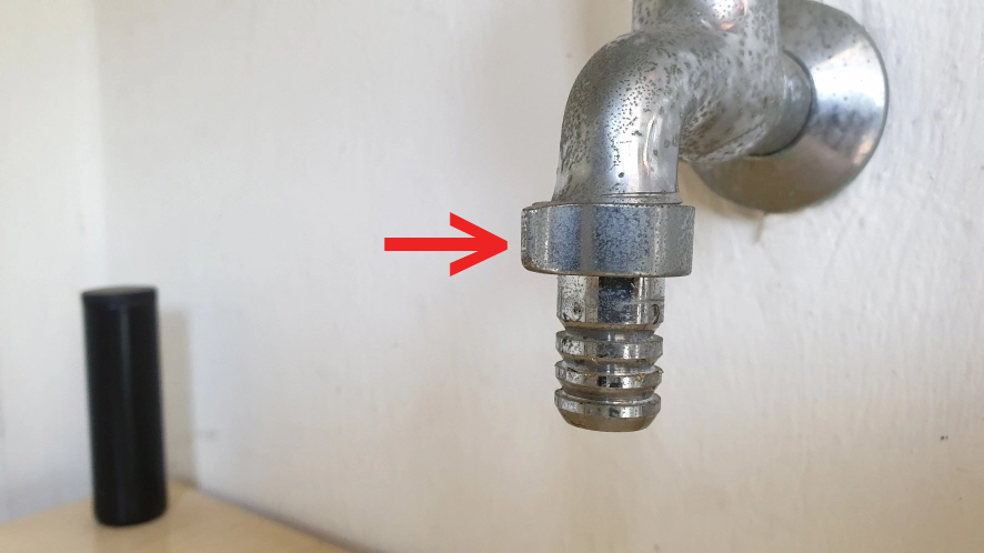 드럼세탁기 수도꼭지